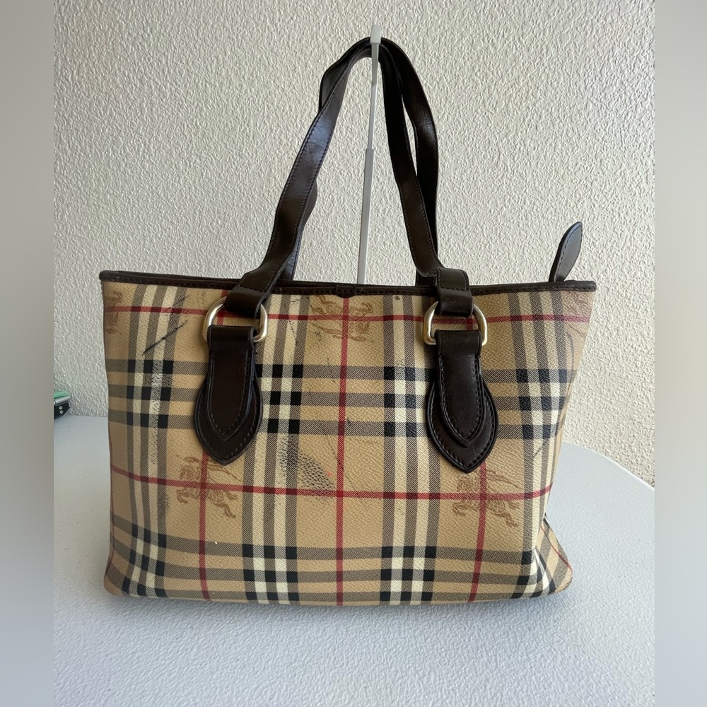 Burberry Haymarket tote bag